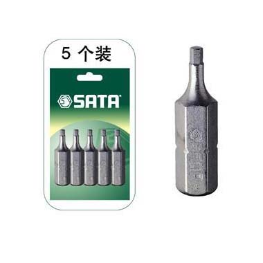 世達工具59255 5件套6.3MM系列25MM長六角旋具頭5MM